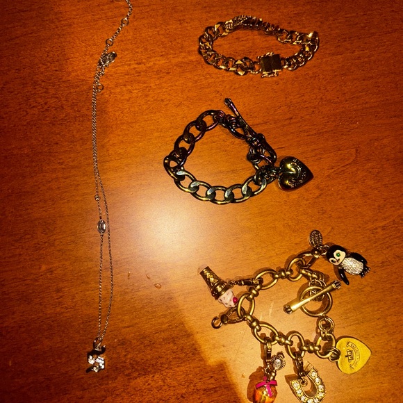 BUNDLE Juicy Couture Y2K three bracelets and a necklace - Picture 4 of 13